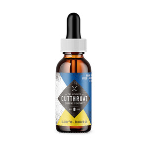 Open image in slideshow, Cutthroat Shaving Company - Beard Oil - Elixir #13: Spice and Citrus, an uplifting scent.
